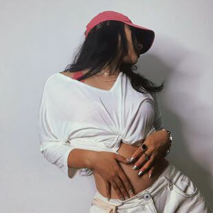 1996 莫代尔欧美现代舞爵士舞上衣宽松练舞基本功不规则短袖女夏