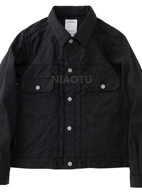 2021款101军事工装短款水洗休闲牛仔夹克长袖外套男非visvim dcdt