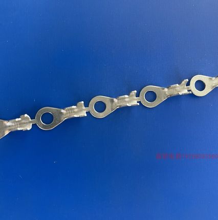 外径7.8DJ431-3连带0.4mn10000只/盘圆形接线片四脚冷压端子线环