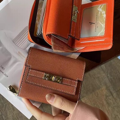 Niche Design Large Capacity Multiple Card Slots Short Wallet