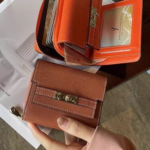 Niche Design Large Capacity Multiple Card Slots Short Wallet