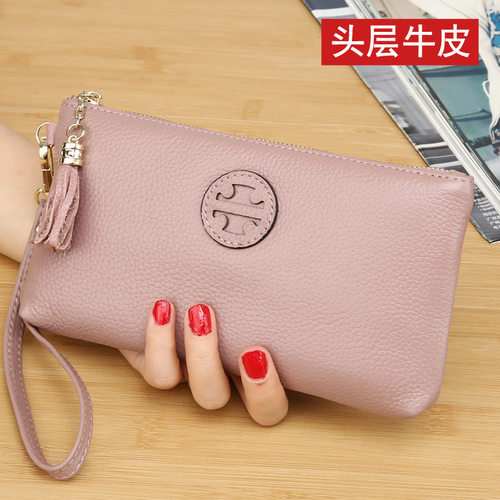 clutch  handbag wallet simple genuine leather small handbag