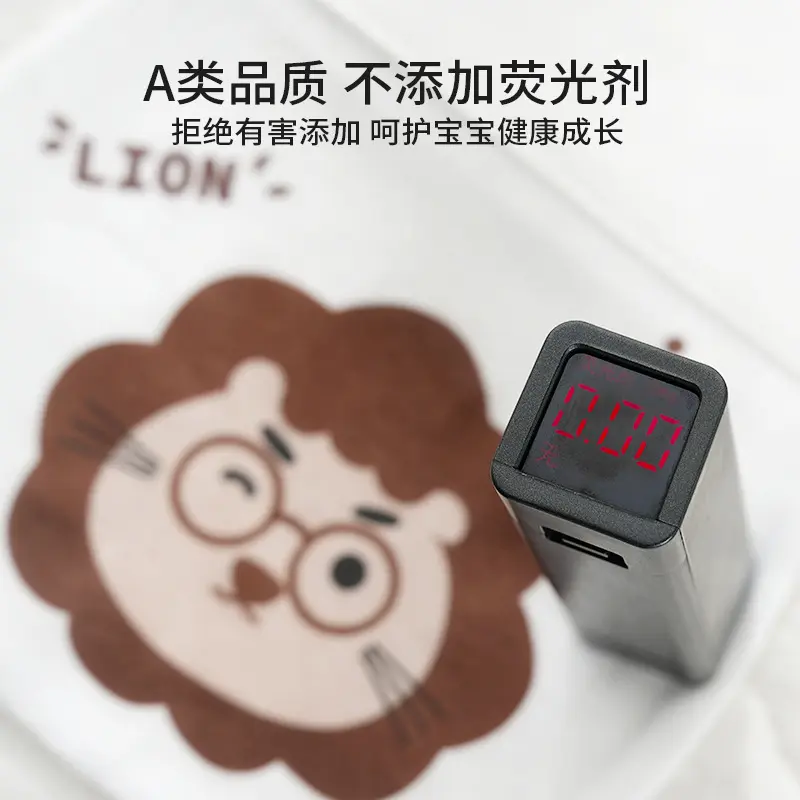 汗巾隔汗巾儿童纯棉婴儿吸汗巾幼儿园宝宝儿童垫背巾卡通可印logo