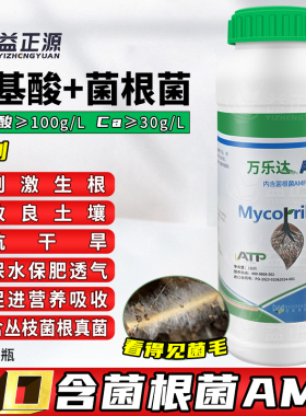 AMF菌根菌挪威进口 氨基酸水溶肥生根剂土壤改良番茄山药冲施肥