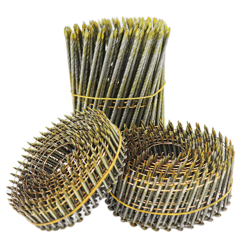 厂家螺纹光杆气动卷钉卷钉子圈钉38麻花50罗纹57托盘64盘70圆钉80