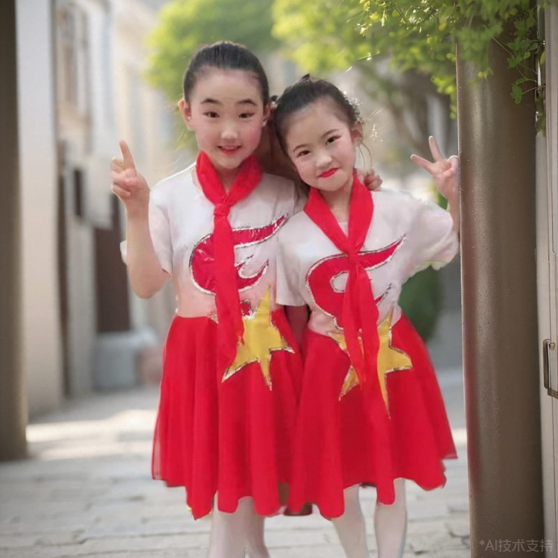 合唱服儿童演出服民族舞蹈服