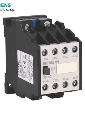 西门子中间继电器3TH8022 8244 8262 8040-0XM0电梯接触器AC220V