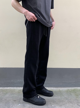 StrayLamb美式显高显瘦直筒长裤男cleanfit垂感宽松休闲百搭卫裤