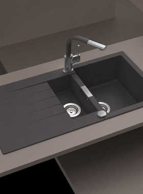 德国Schock硕科厨房花岗岩水槽石英石洗菜盆Signus D-150