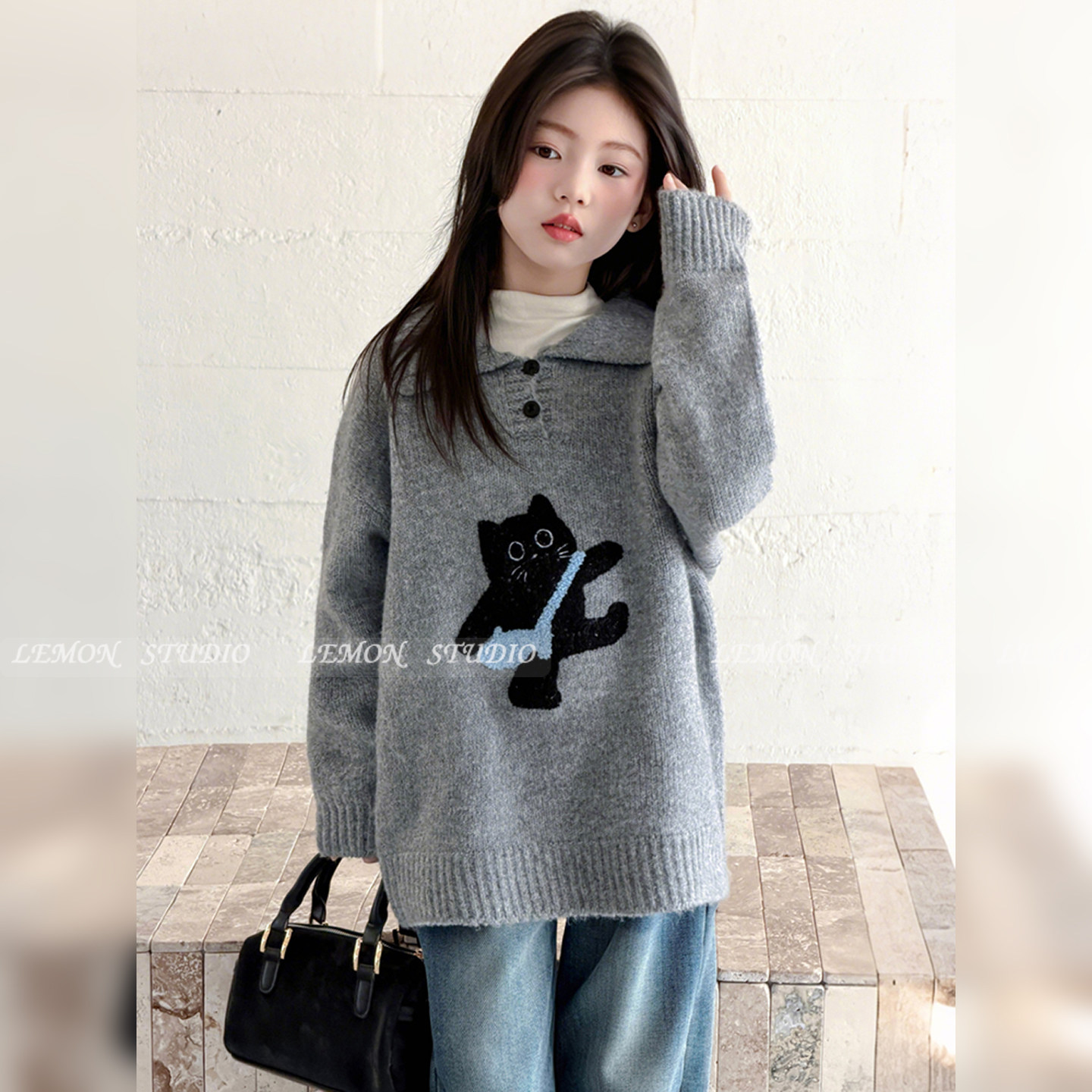 Lemon Studio 女童秋冬装 【加绒加厚毛衣】2025新款