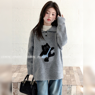 2025新款 Lemon 加绒加厚毛衣 女童秋冬装 Studio