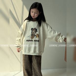 2025新款 Lemon 韩系卫衣 加绒加厚 Studio女童冬装