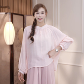 MuMu夏季 舞服国风舞蹈服瑜伽服 高级亚麻宽松长袖