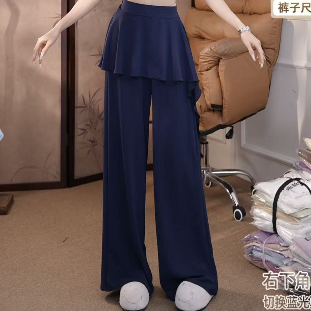 2026新款现代舞夏季飘逸裙裤日常练功古典舞中国舞舞蹈裤子图片