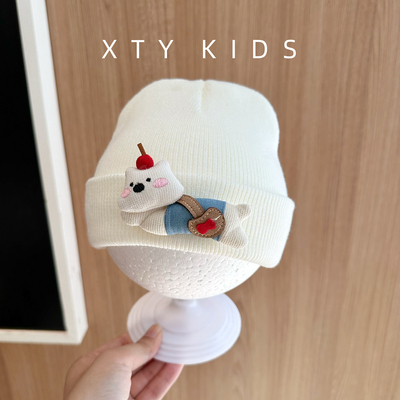 婴儿小月龄保暖秋冬季可爱卡通