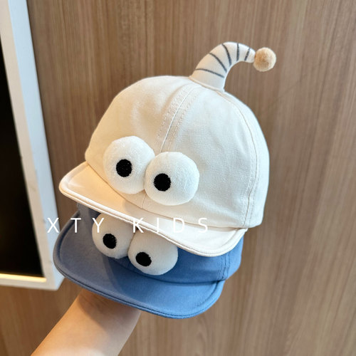 宝宝鸭舌帽春秋季薄款软檐