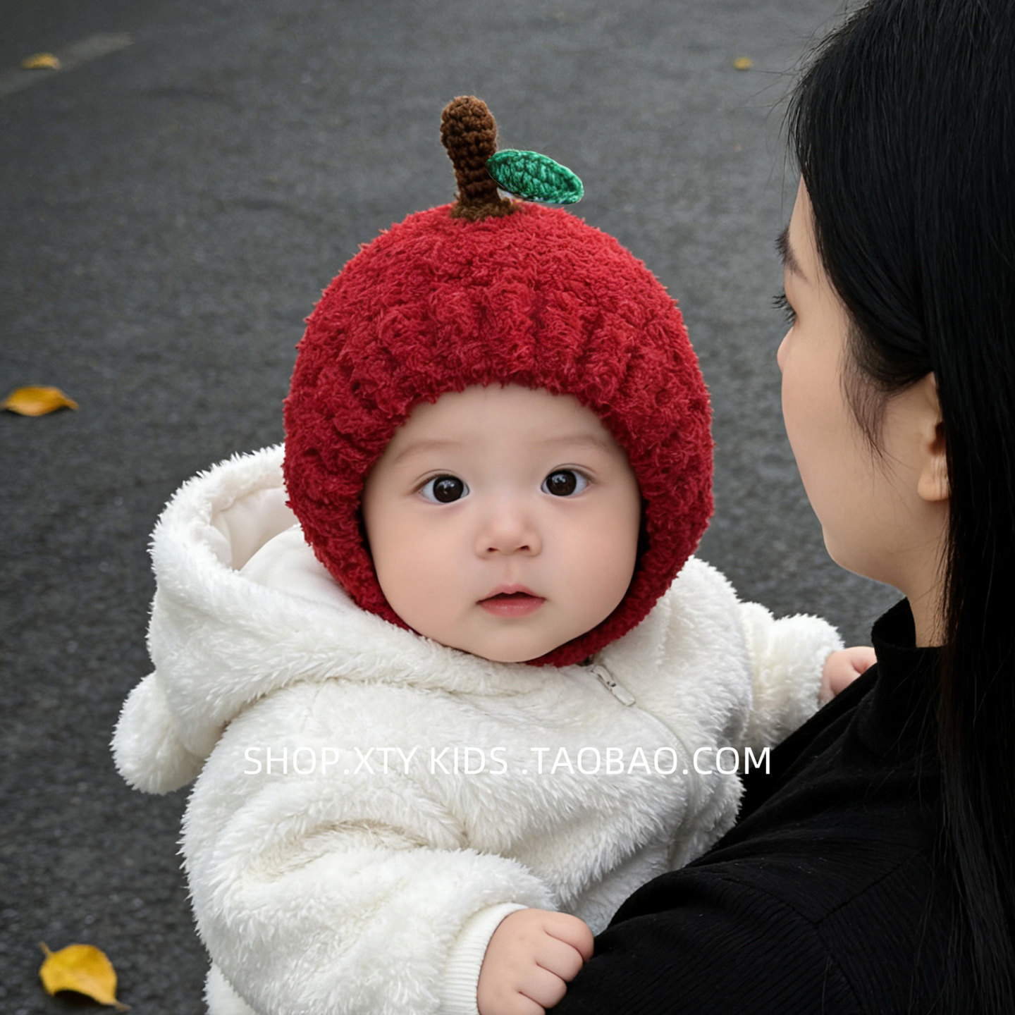宝宝帽子冬季毛绒加厚保暖可爱红色苹果护耳帽超萌婴幼儿童包头帽,童装/婴儿装/亲子装,帽子,淘宝优惠券,粉丝福利购,淘宝优惠卷