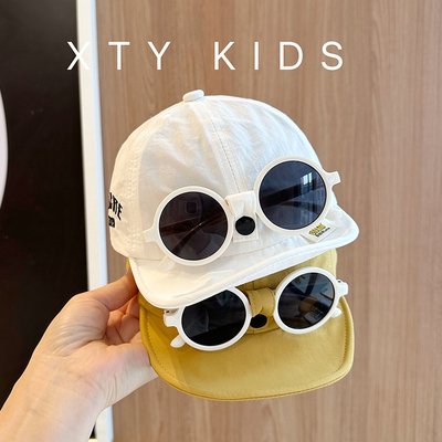 韩版婴儿遮阳帽可爱宝宝鸭舌帽