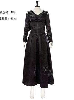 贝拉特里克斯莱斯特兰奇cos服 Hallowmas哈莉伯特黑witch食死徒裙