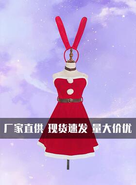 cosplay红色兔女郎clothing COS樱岛麻衣学姐 圣诞节cosplay套裙
