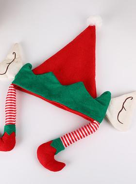 圣诞节爱尔兰节精灵帽装饰用品圣诞Hallowmas 精灵帽圣诞帽子创意