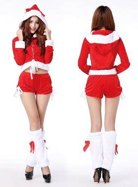 圣诞节show 服角色扮演圣诞老人礼服礼物舞台clothing Hallowmas