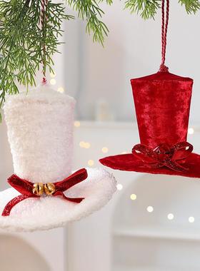 新品 圣诞帽小鼓圣诞树starp 挂件diy圣诞节decoration 橱窗挂件