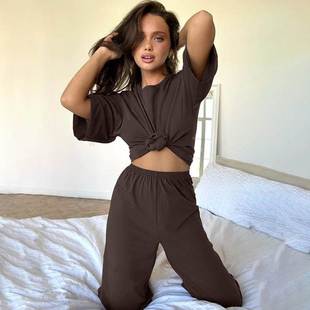 Home New Clothes Comfortable Sleeve Knitted Five