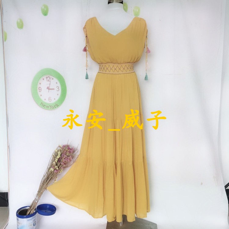Ãñ×å·ç2018Ïļ¾Ð¿îVÁìÁ÷ËÕ´ÌÐåÊÕÑüÁ¬ÒÂȹ´ó°Ú³¤È¹Vero Dgo Moda