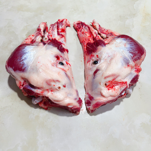 可开发票去皮猪头骨新鲜人家猪脑窖拍一笔7斤如图猪脑盖