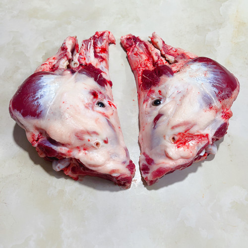 可开发票去皮猪头骨新鲜人家猪脑窖拍一笔7斤如图猪脑盖