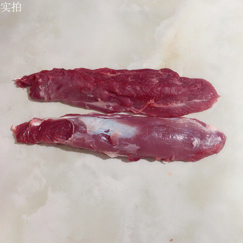 阿豪人家猪天天新鲜人家猪肉腰梅尖梅条瘦肉小里脊瘦肉如图