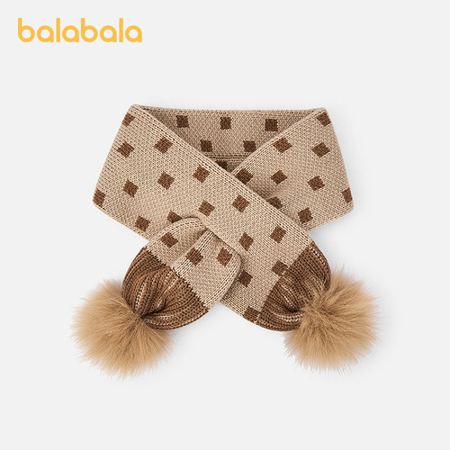 巴拉巴拉儿童围巾男女童冬