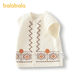 2025新款 针织马甲男童春秋装 巴拉巴拉童装 坎肩背心萌 商场同款