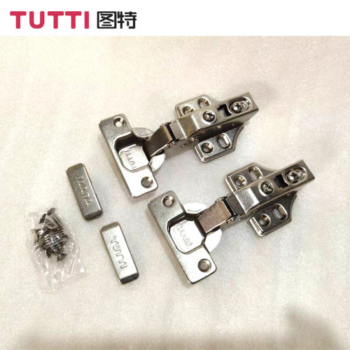 图特TUTTI木门铰链H81橱柜通用二段力固装缓冲铰链液压衣柜门合页