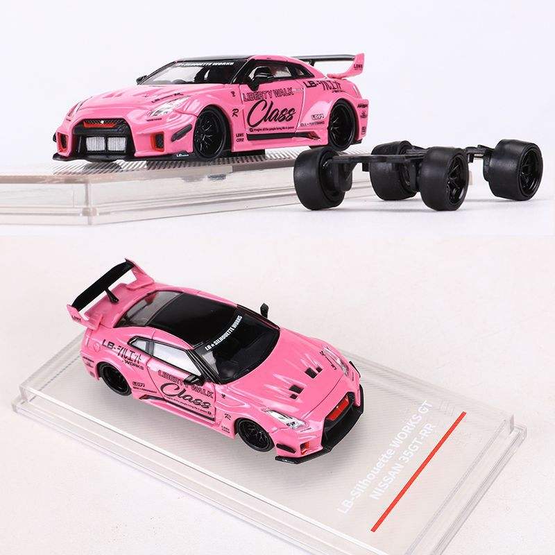 新款 CM MODEL GT-R35 LBWK改装版仿真合金汽车模型收藏