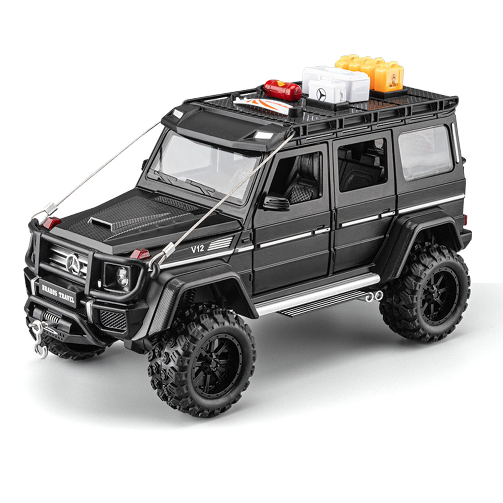 新款 1：24巴博G550合金车模型 声光 儿童玩具 汽车摆件 热销