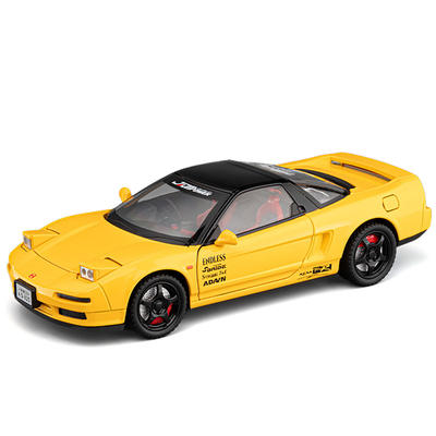 新款1:24本田NA1 NXS合金玩具跑车模型仿真灯光赛车男孩送礼