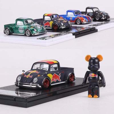 1:64大众甲壳虫敞篷皮卡合金仿真汽车模型收藏火车/摩托/汽车模型