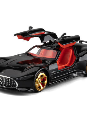 1:32大奔AMGGT合金车模声光音效可开门母婴玩具儿童益智礼物