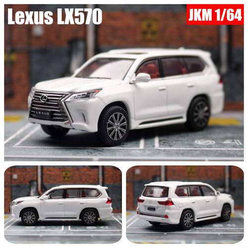 新款合金微缩模型1:64雷克萨斯LX570轿车SUV金属滑行摆件收藏汽车