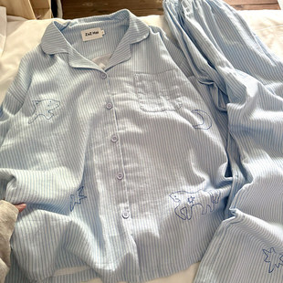 飞鸟和木马睡衣女纯棉休闲家居服可外穿套装 侘町2025年秋冬季 新款