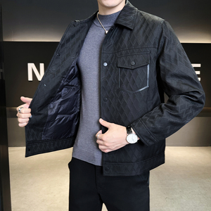 标90绒 冬季轻薄羽绒服男士2025新款保暖外套男B320-25999-P215图片