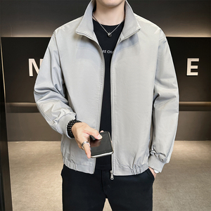 店主风极简立领夹克男装休闲时尚百搭外套男B320-85498-P125图片