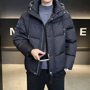 新标90绒 连帽羽绒服男士2025新款保暖外套男装B320-9901-P285图片