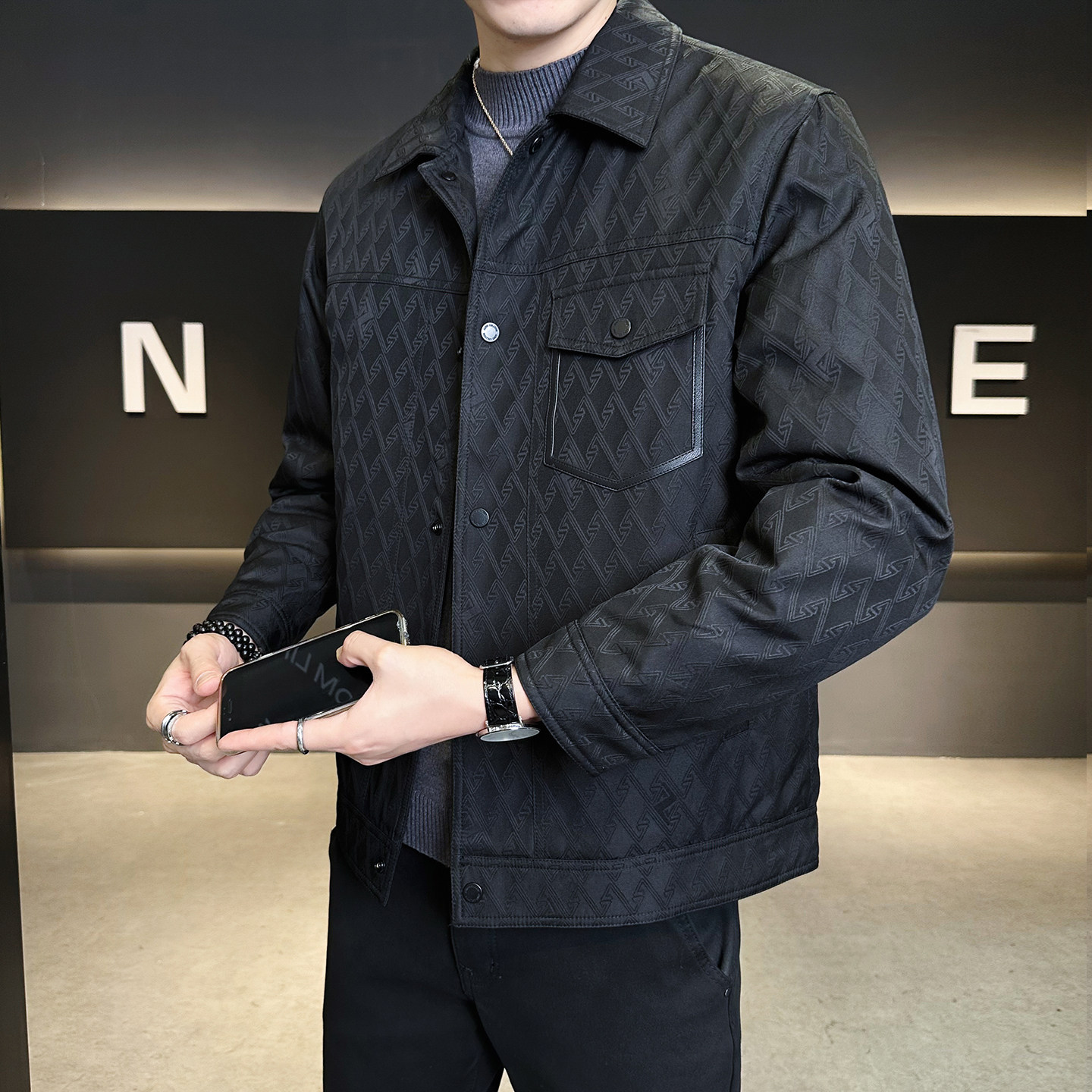 标90绒冬季轻薄羽绒服男士2025新款保暖外套男B320-25999-P215,男装羽绒服,电商B320