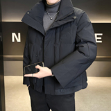 新标90绒高充绒羽绒服男极寒加厚保暖面包服A313-1862-P498，男装羽绒服，电商B320