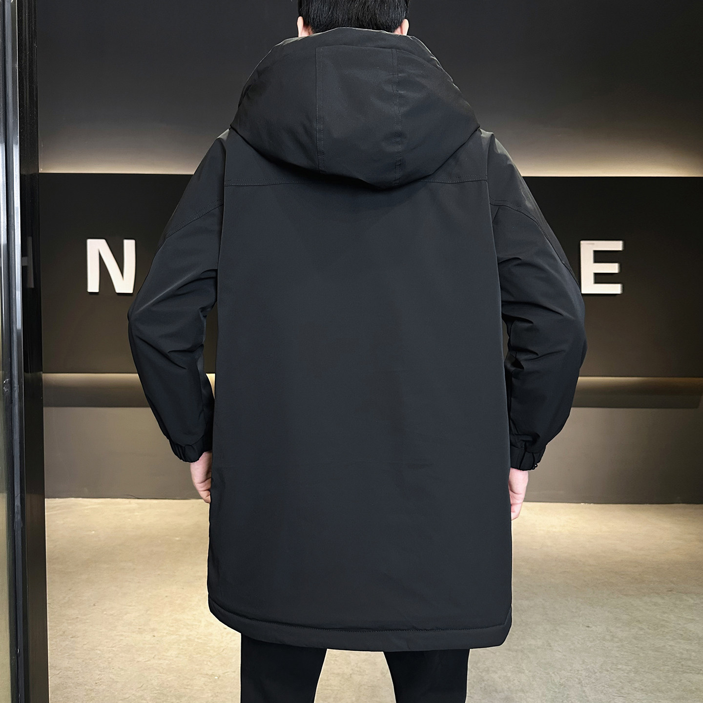 标50绒冬季中长款羽绒服男士2025新款外套男装B320-9955-P275,男装羽绒服,电商B320