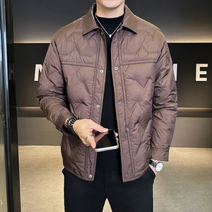 新标90绒冬季轻薄羽绒服男士时尚保暖外套男装B320-5562-P195