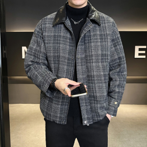 新标95绒 小香风羽绒服男士2025新款外套男装B320-859240-P265图片